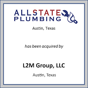 CorpInvestment's tweet photo. Corporate Investment is pleased to announce that Allstate Plumbing has been acquired by L2M Group, LLC.  https://t.co/2X7GXGqqPa https://t.co/ynbLKndnCA