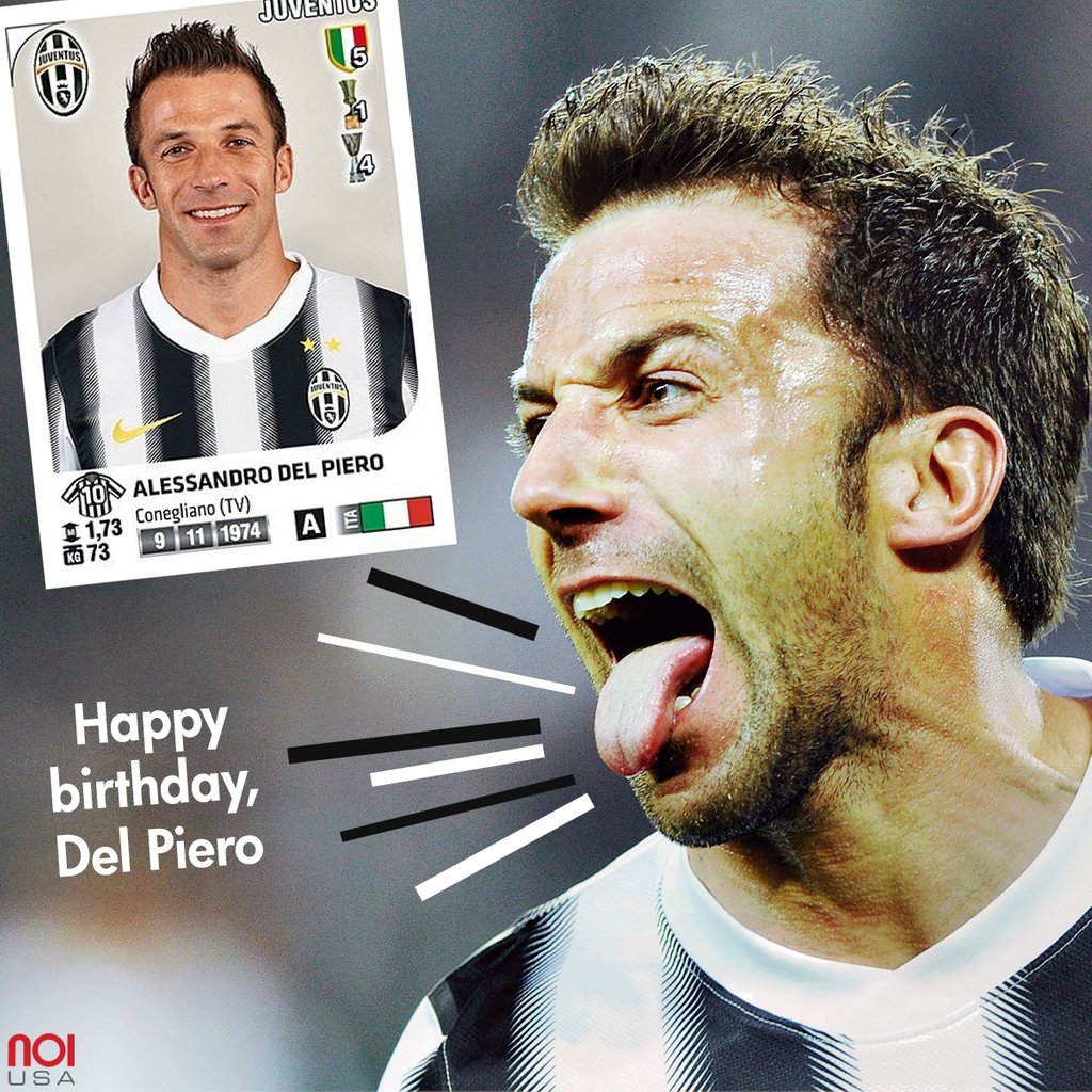 Happy birthday to the bianconera legend!!!! ALESSANDRO DEL PIERO!!!! 