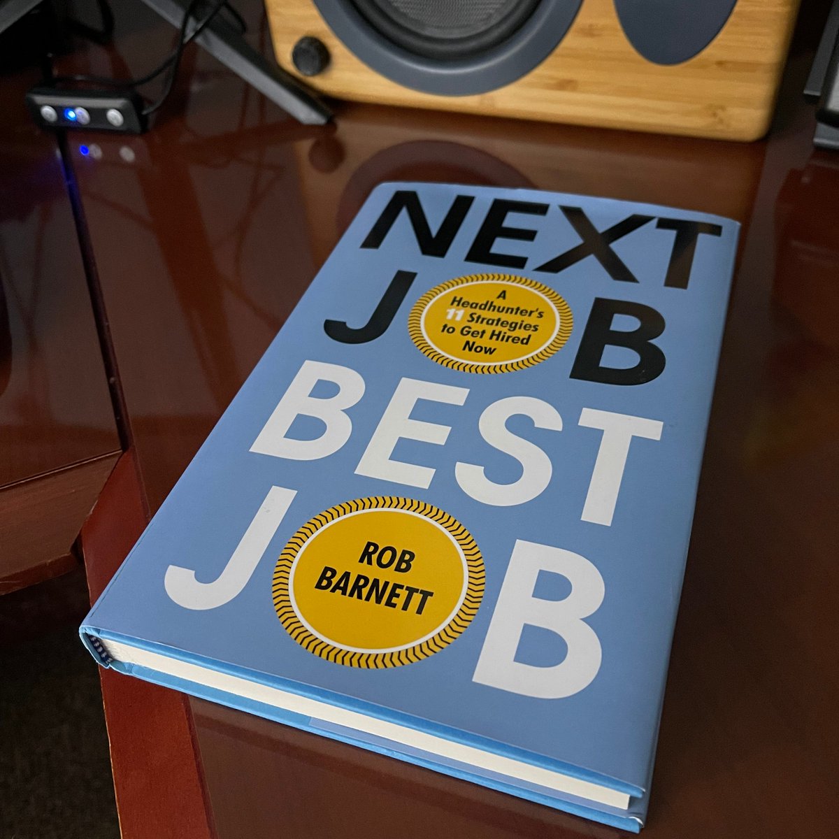 david_t_webb's tweet photo. I just took ownership of @RobBarnettMedia 's new book. I thoroughly enjoyed interviewing Rob on @RecruiterCast Ep. 89. I am looking forward to starting #NextJobBestJob this weekend.
https://t.co/hy9MWgdyyH https://t.co/dYBEkARrBb