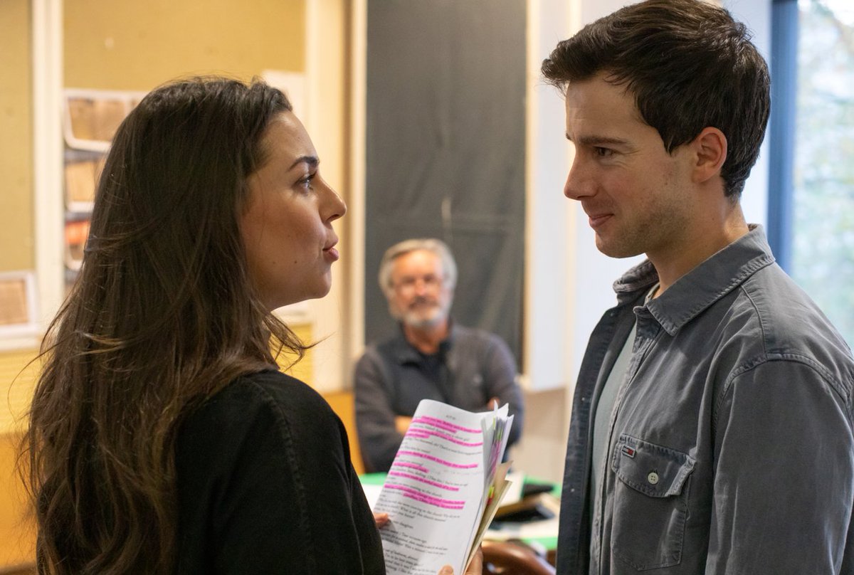 In photos: your first look at rehearsals for Terence Rattigan's comedy WHILE THE SUN SHINES, previewing from 20 November

🔗 orangetreetheatre.co.uk/whats-on/while…
📷: Ali Wright