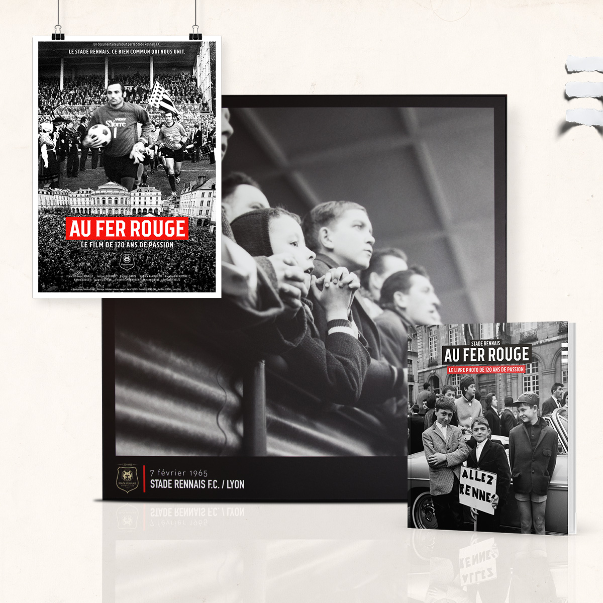 [JEU-CONCOURS]

🚨 À l'occasion de la sortie du film &amp; du livre 𝑨𝒖 𝑭𝒆𝒓 𝑹𝒐𝒖𝒈𝒆 on vous offre votre pack 𝟭𝟮𝟬 𝗮𝗻𝘀 (cadre collector + livre + 2 places de ciné) ! 🎁 

👉 Pour jouer, follow <a href="/staderennais/">Stade Rennais F.C.</a>, RT ce post et mentionne la personne de ton choix en commentaire