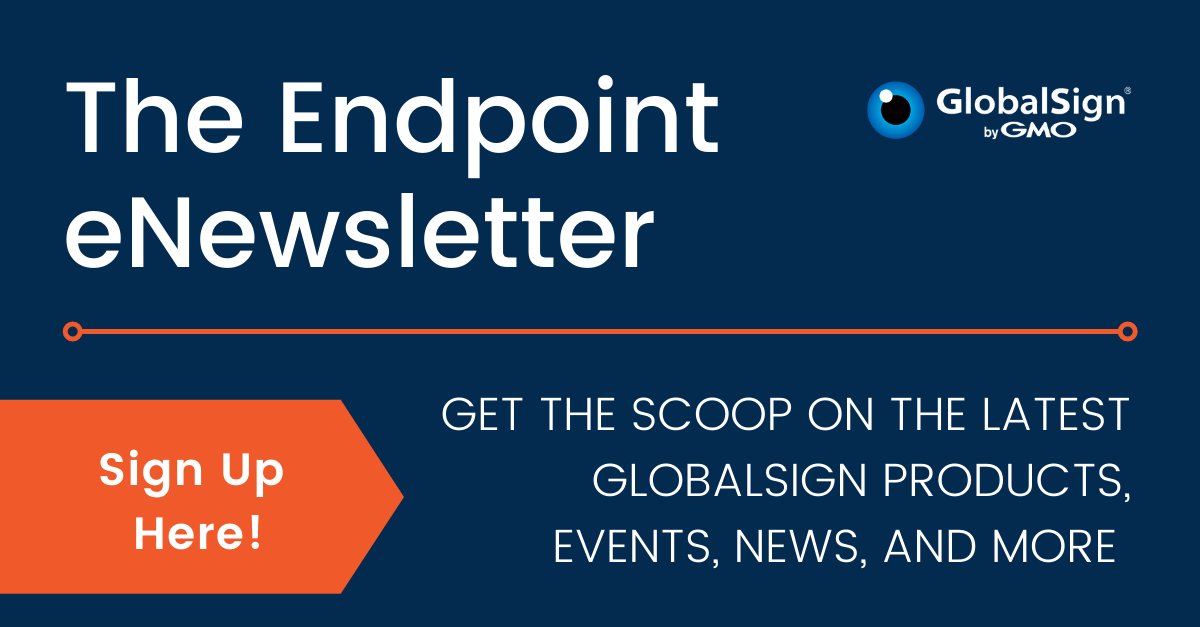 DebsterJH's tweet photo. Interested in all things GlobalSign? Sign up to our newsletter and receive quarterly updates; from company and industry news to our customer and partner spotlight series and more! https://t.co/04I6VFIcGa https://t.co/PLhyBgtnri