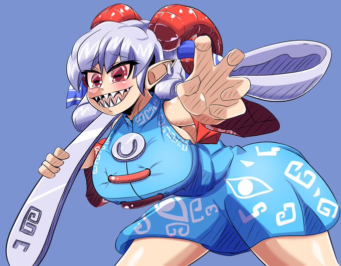 「何でも吸収する程度の能力」で吸収したものに影響されるらしい
饕餮尤魔 