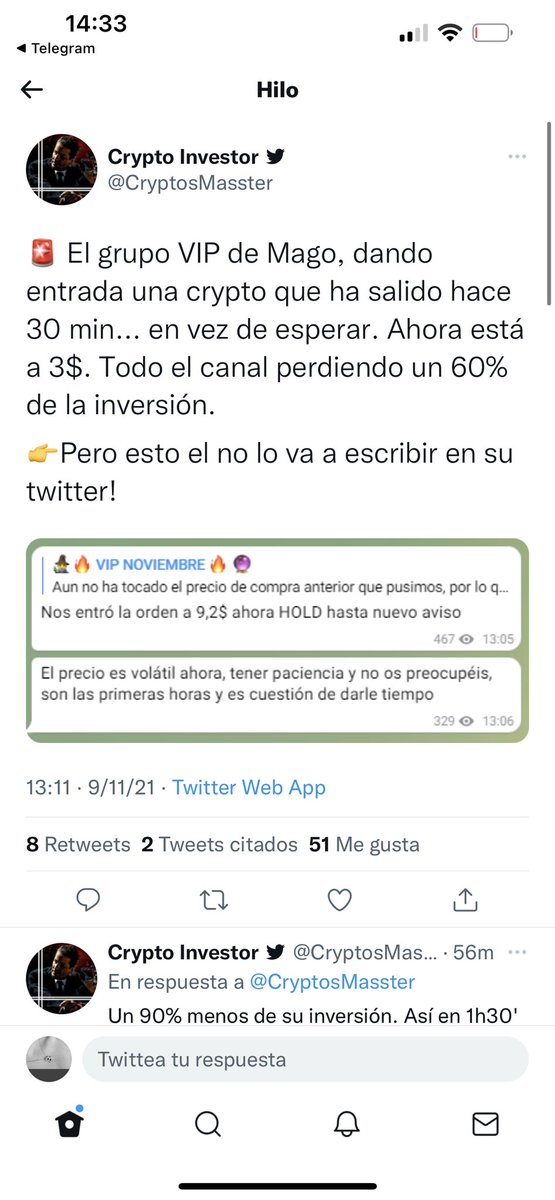 CapitalFraile's tweet photo. @GranMag0 Así es como se forran estos estafadores, entro en preventa anuncio la compra en su vip el día que sale y cuando sus seguidores compran el vende. Han perdido todo su dinero Grande https://t.co/4A1FHLeu5c