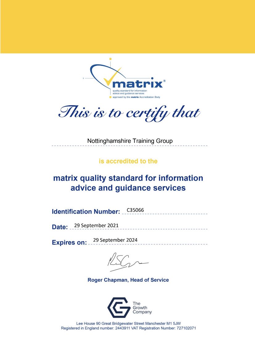 Notts Training Group tweet media