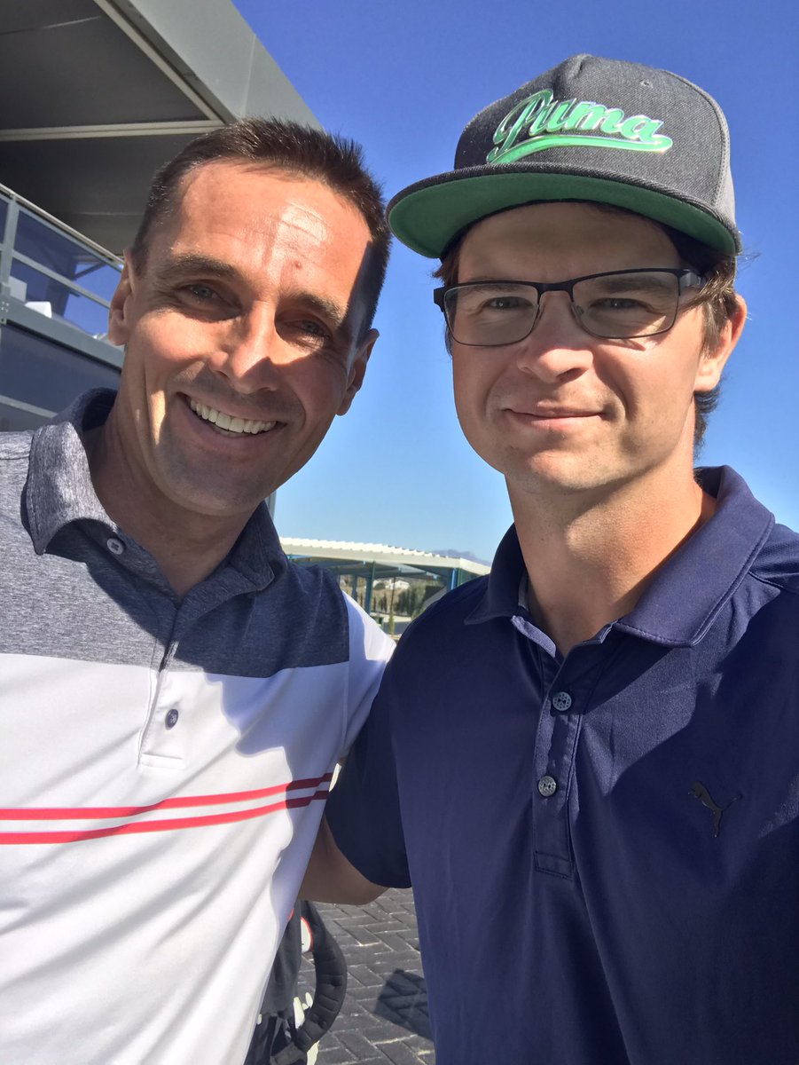 It’s not every day you play golf with an Olympic gold medalist, respect 👊