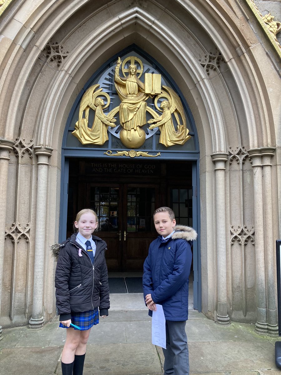 MrsShieldsStleo's tweet photo. The Knife Angel - Lucas and Imogen thoroughly enjoyed attended a Pupils Conference discussing the meaning and impact The Knife Angel will make, well done you were a credit to @LanghoStLeonard and @MrsCronshaw https://t.co/bUWwl5eszw
