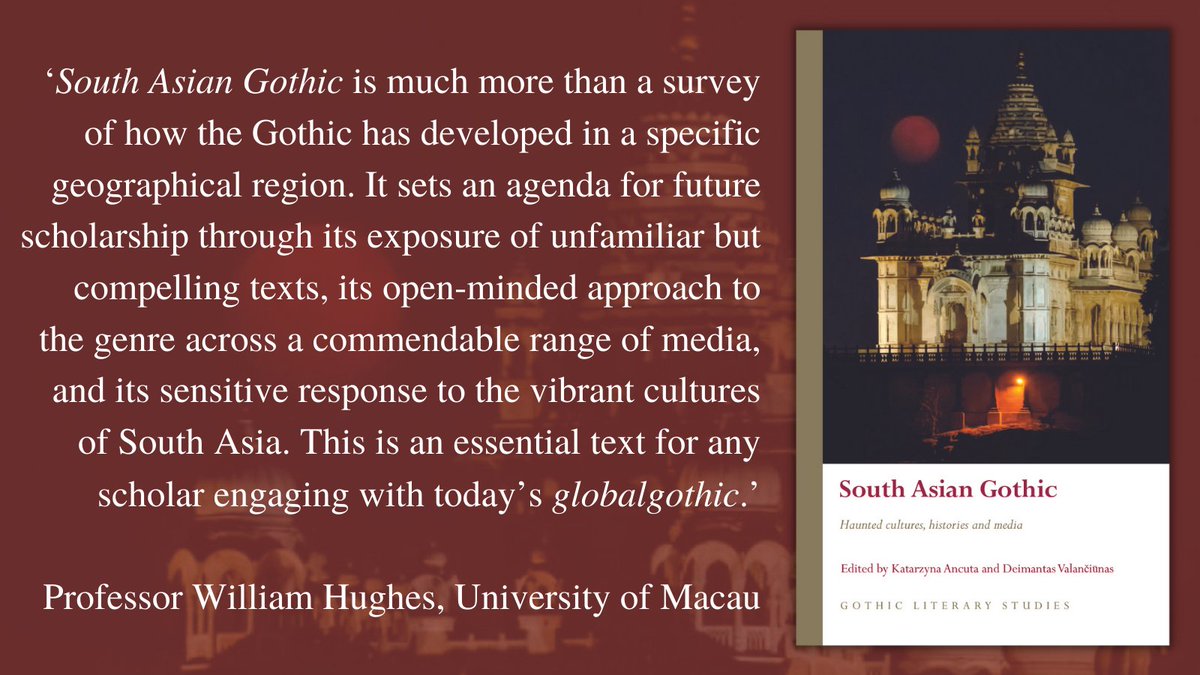 UniWalesPress's tweet photo. …And a collection of essays on ‘South Asian Gothic’, with essays by @nishipulu, @SharmaKamayani, @senaditi and more! https://t.co/lowpiEnUOf