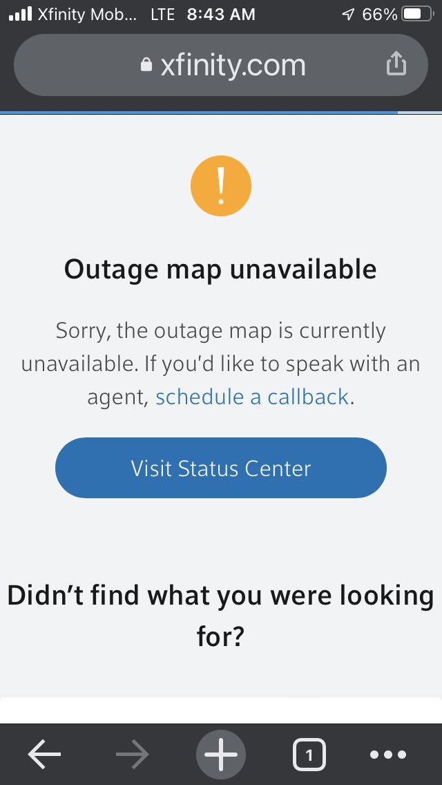 Aram on Twitter "Xfinity has crashed so bad even it’s outage maps are