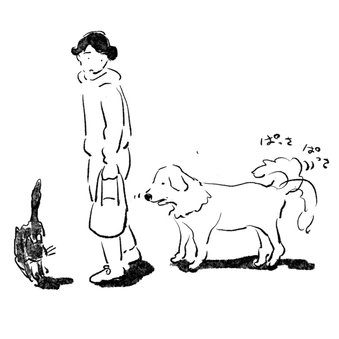 犬はでかいやつ 