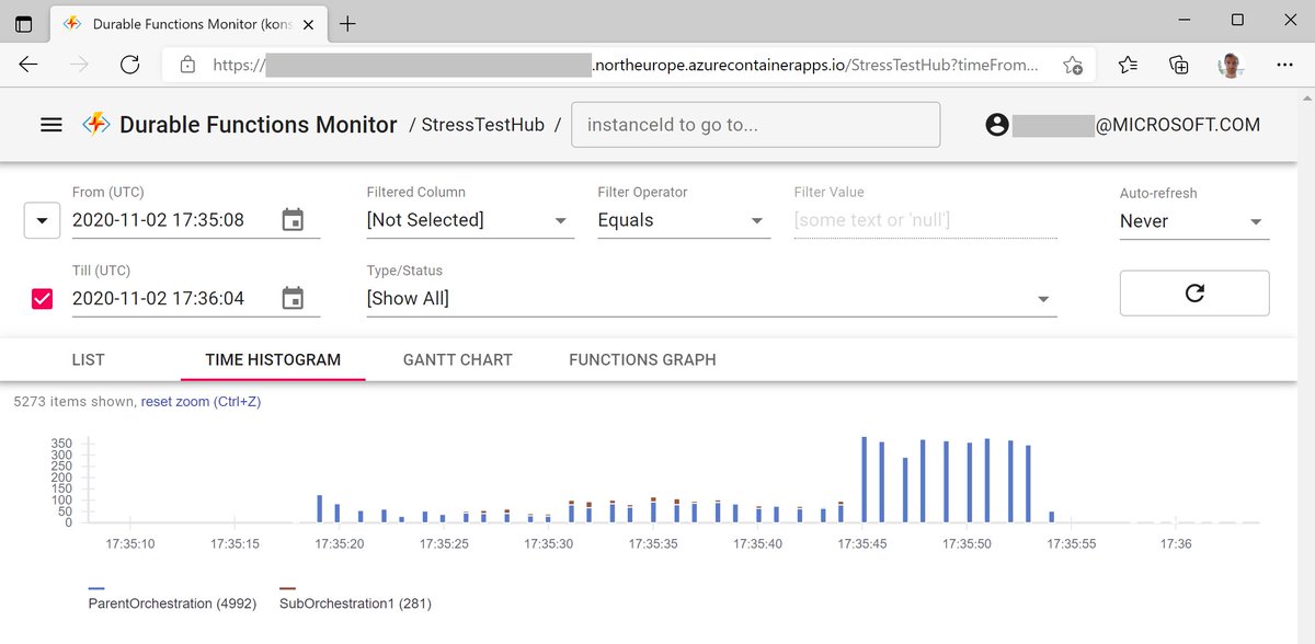 tino_scale_tone's tweet image. And of course #DurableFunctionsMonitor works as an @AzContainerApp :