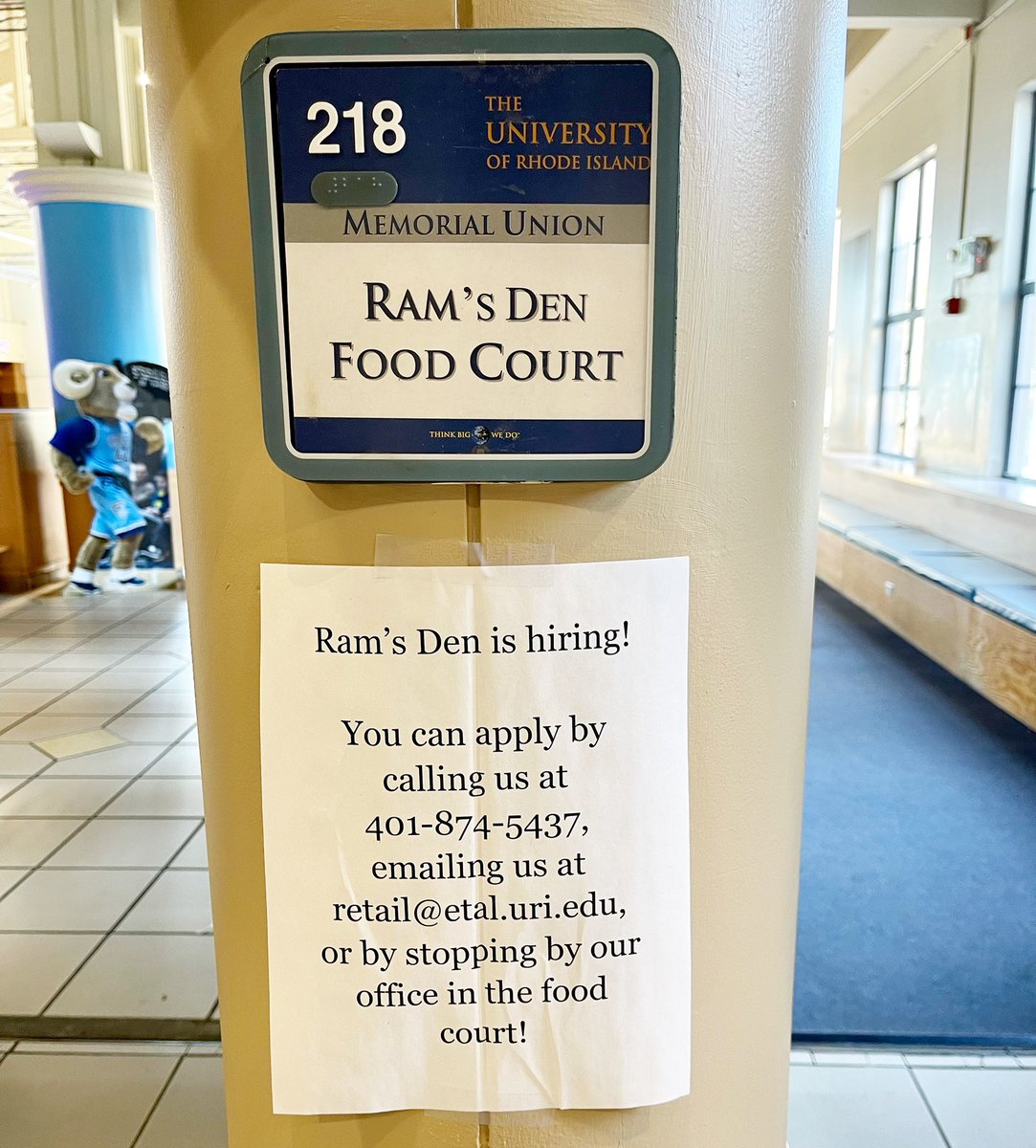 URI Memorial Union tweet media