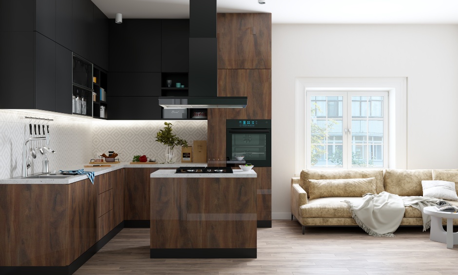 Builderssg's tweet photo. This island kitchen designed with an open plan layout is made up of wood to give it a rustic look🌟​

Rate this space 1-10 or tag a friend who would love it 
Visit https://t.co/koyWHhEIbT 👈for more

Credit @designcafe​
​
#interiorkitchen #interiorkitchenset #kitchenlab https://t.co/MXbFpaWUjN