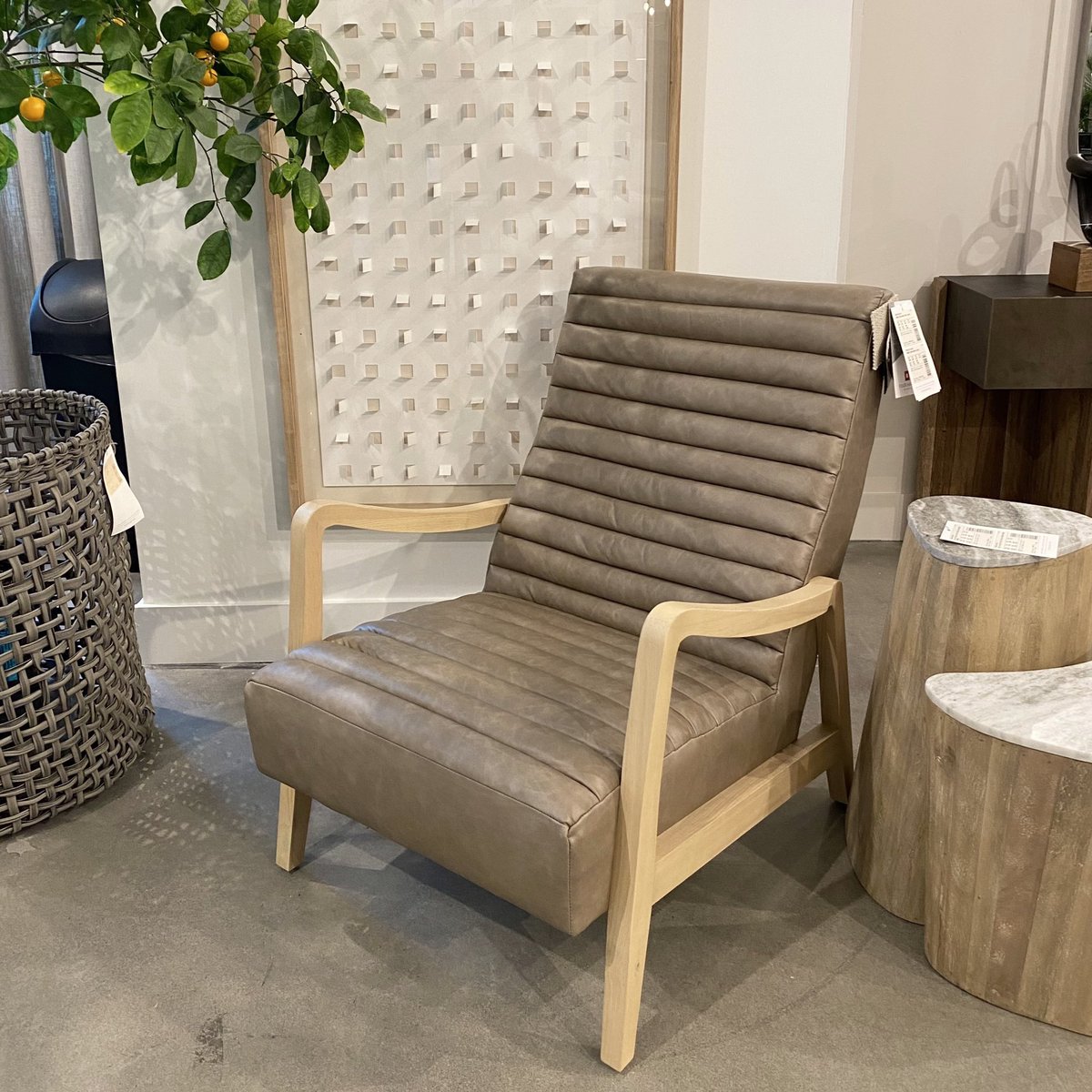 The Chance Chair in Sonoma Gray presented by <a href="/fourhands/">Four Hands</a> offers a dramatically shaped mid-century frame paired with on-trend channel tufting. Elegant color and texture bring sophistication to this classic shape. Shop this chair in 4 color options at #ClaytonGrayHome now!