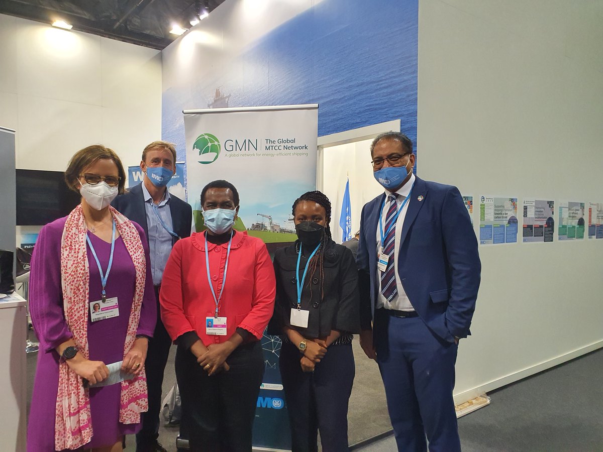Pleased to receive Magda Kopczynska from <a href="/Transport_EU/">EU Transport</a> at the IMO stand at #COP26Glasgow Funded by the European Union, IMO's Global MTCC Network has been promoting technologies to improve energy efficiency in the maritime sector and help shipping move to a low-carbon future.