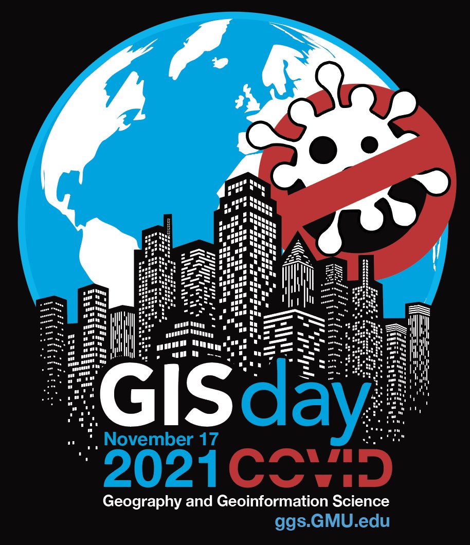 GGSDepartment's tweet image. Register for GIS Day to receive your free t-shirt designed by GGS Department Chair, Dr. Dieter Pfoser. #GISDAY2021 
Click here to register: signupgenius.com/go/10C0F4BAAAB…
