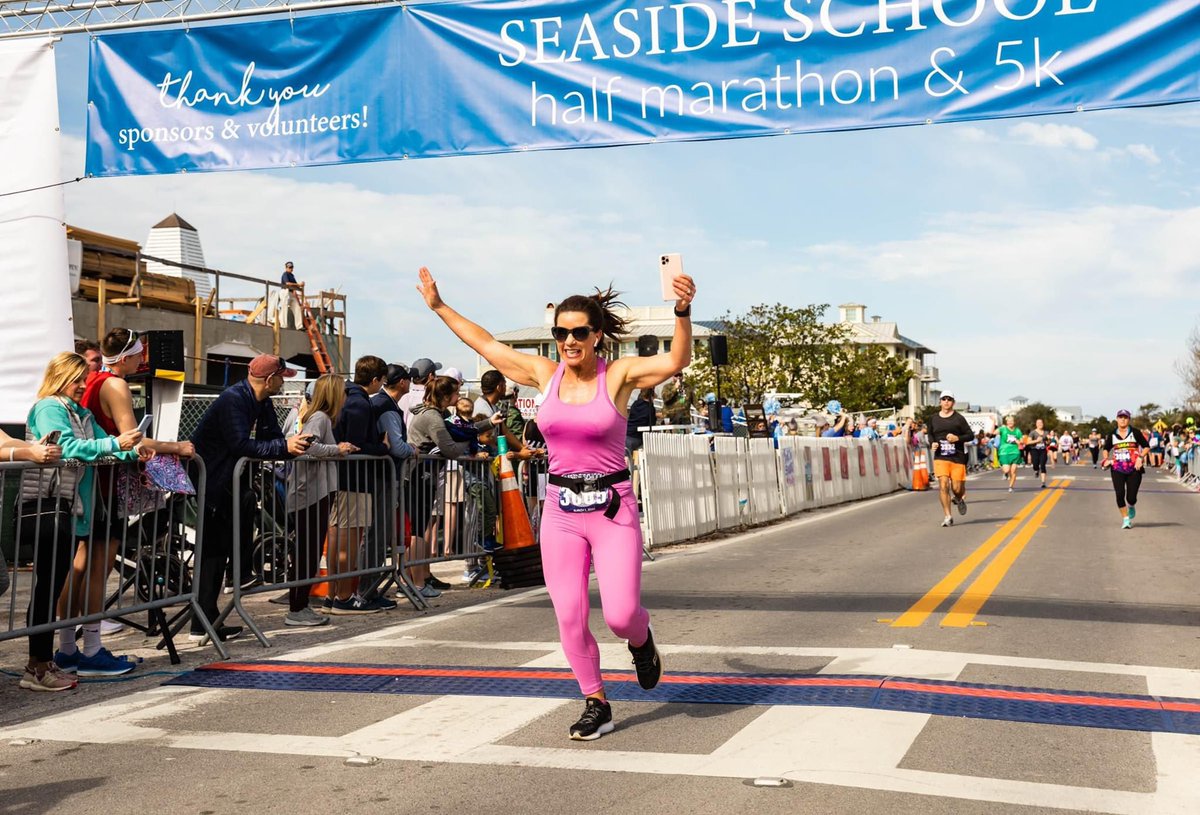 With every run you’re one step closer to the Seaside School Half Marathon &amp; 5K. Where are you training from this week?

Register today for the upcoming Seaside School Half Marathon &amp; 5k on February 20th, 2022 at runseasidefl.com!
