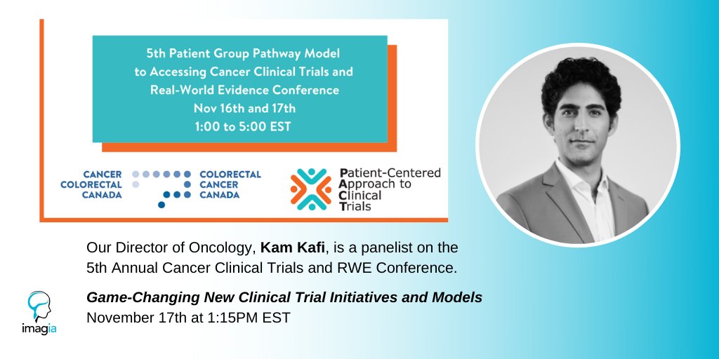 Join our Director of #Oncology, <a href="/KKafi/">Kam Kafi, MD</a>, for a panel discussing the latest innovation in #ClinicalTrial design and technology. Part of the #Cancer Clinical Trials and #RWE Conf, advocating to increase patient access to reputable #CancerTrials.

bit.ly/3mTm2Gs
#LCAM