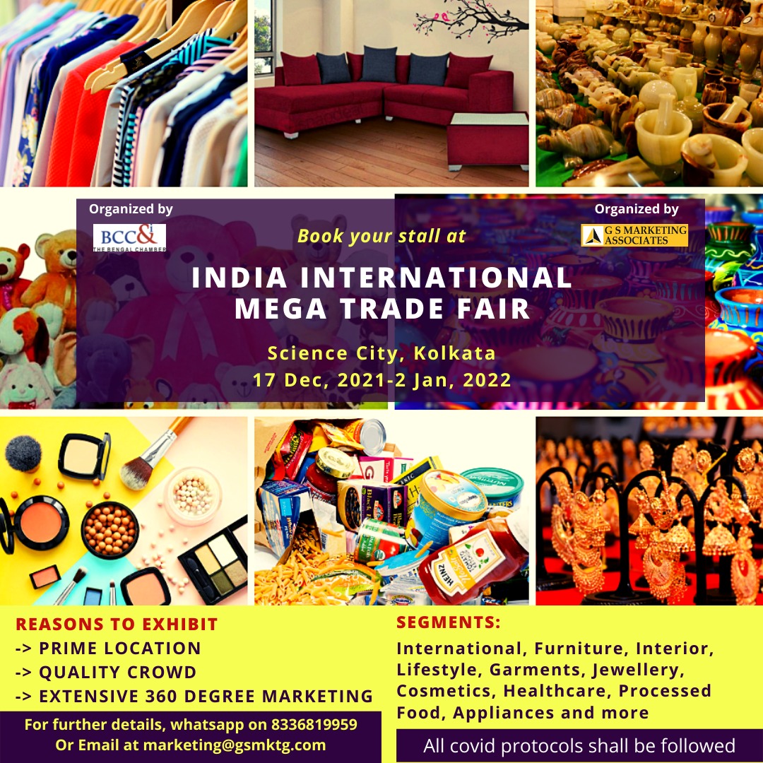 _iimtf's tweet photo. Is your product unique? Get a chance to exhibit at India's biggest award winning show. Participate in the 20th edition of IIMTF Kolkata &amp; grow your brand.

For queries:
Email- marketing@gsmktg.com
Whatsapp- https://t.co/BQNtvrsYG1
#iimtf #megatradefair #kolkata #bookingopen https://t.co/GqXgGfVnjU