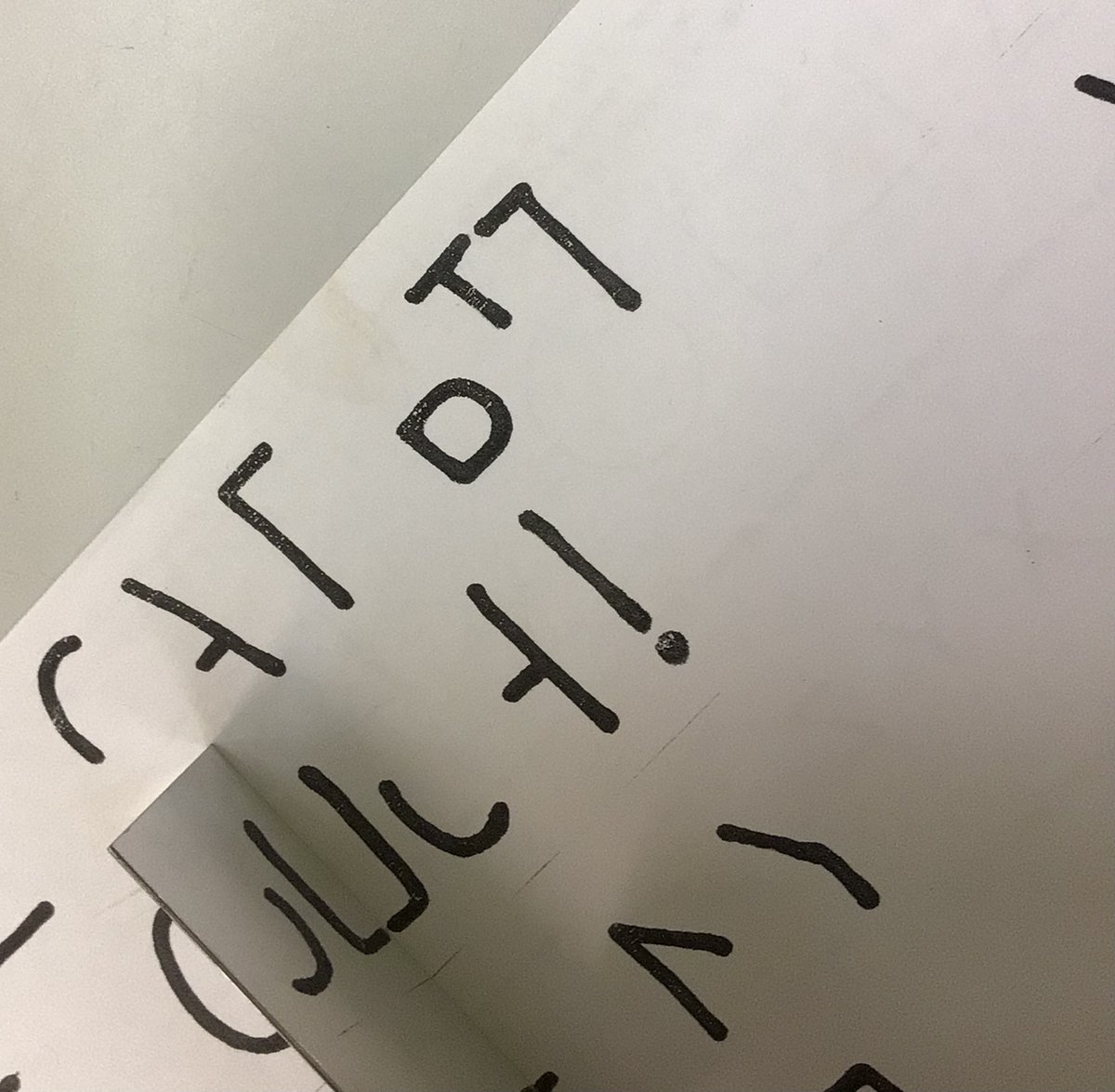 EastLintonPS's tweet photo. P4 have been using their knowledge of symmetry to decode these messages. #linesymmetry https://t.co/JNjI7BzYgM