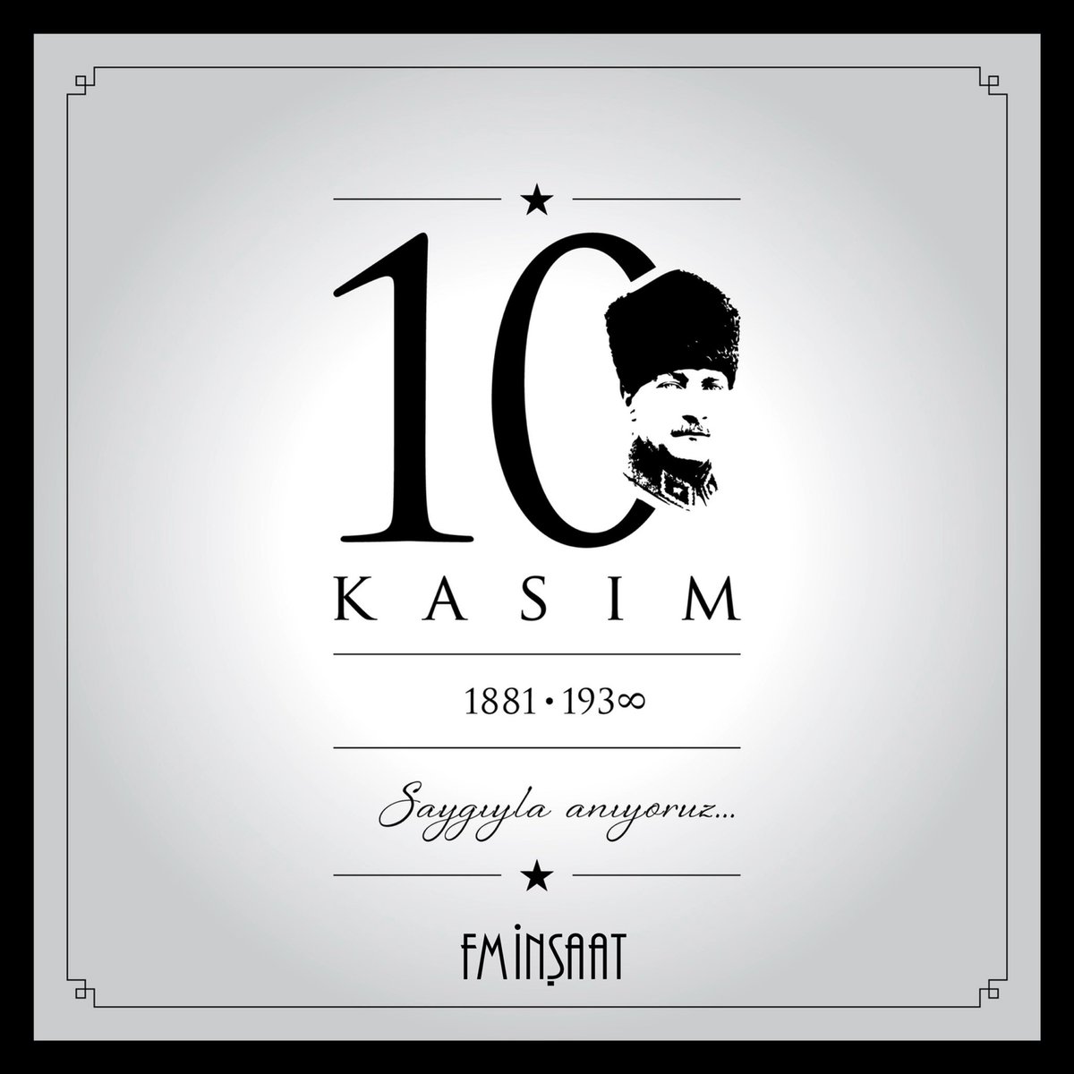 fminsaat's tweet photo. Saygıyla anıyoruz! #10kasım #atatürk #fminşaat #türkiye #adana #çukurova #sarıçam #yüreğir #seyhan https://t.co/eTz8qOnXZT