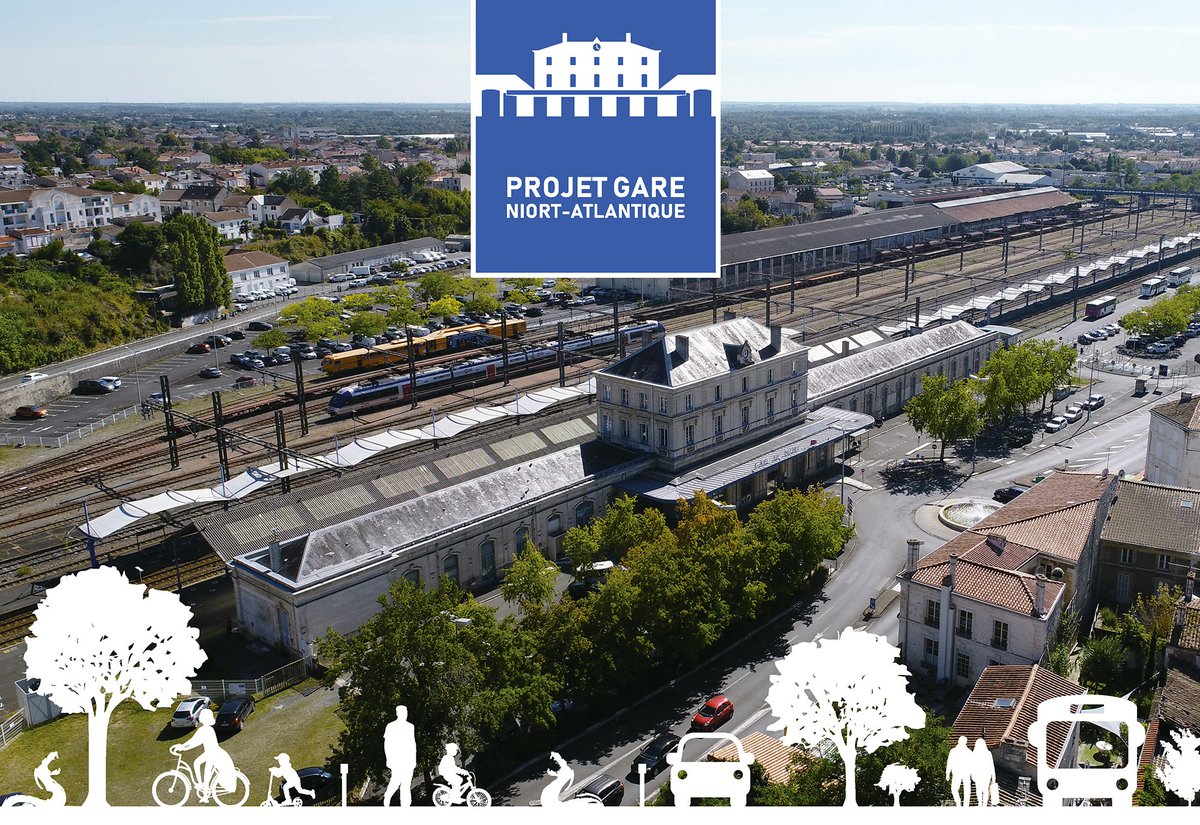 #NiortAglo #Niort : Dans le cadre du projet Gare Niort-Atlantique, 3 ateliers sont proposés le 15 décembre pour permettre aux participants de formuler un avis, faire part de leurs usages du secteur et de leurs attentes sur le projet. Inscription sur niortagglo.fr/grands-projets…
