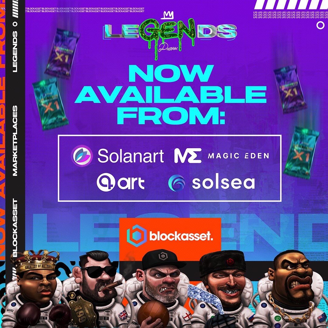 Official and Verified Legend NFTs are available on these marketplaces;

♾ alpha.art/collection/blo…

♾ magiceden.io/marketplace/bl…

♾ solanart.io/collections/bl…

♾ solsea.io/collection/618…