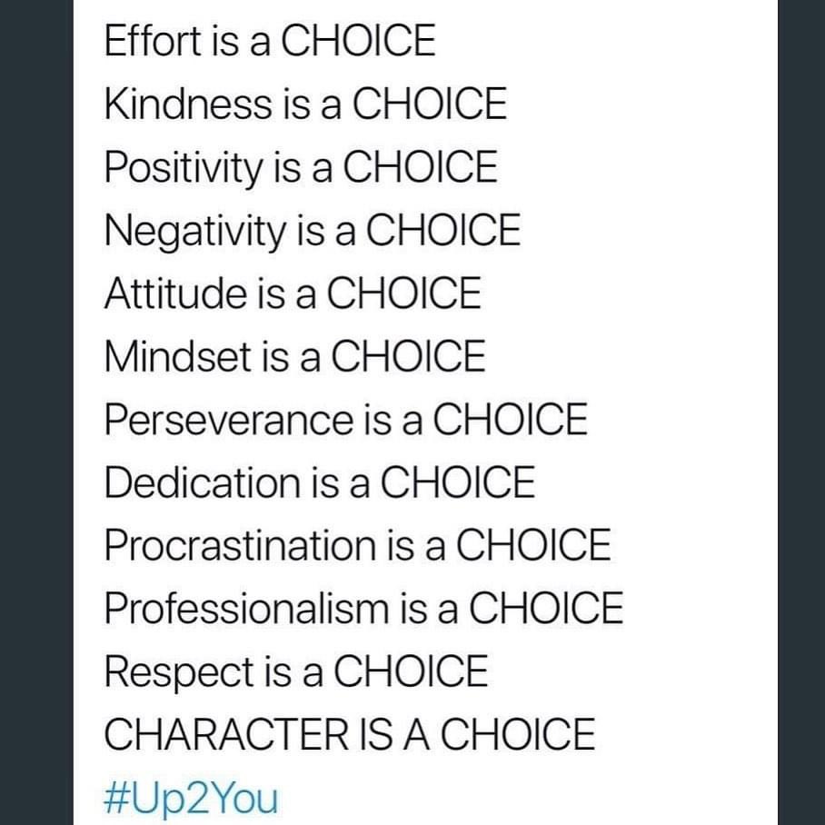 Things you can control