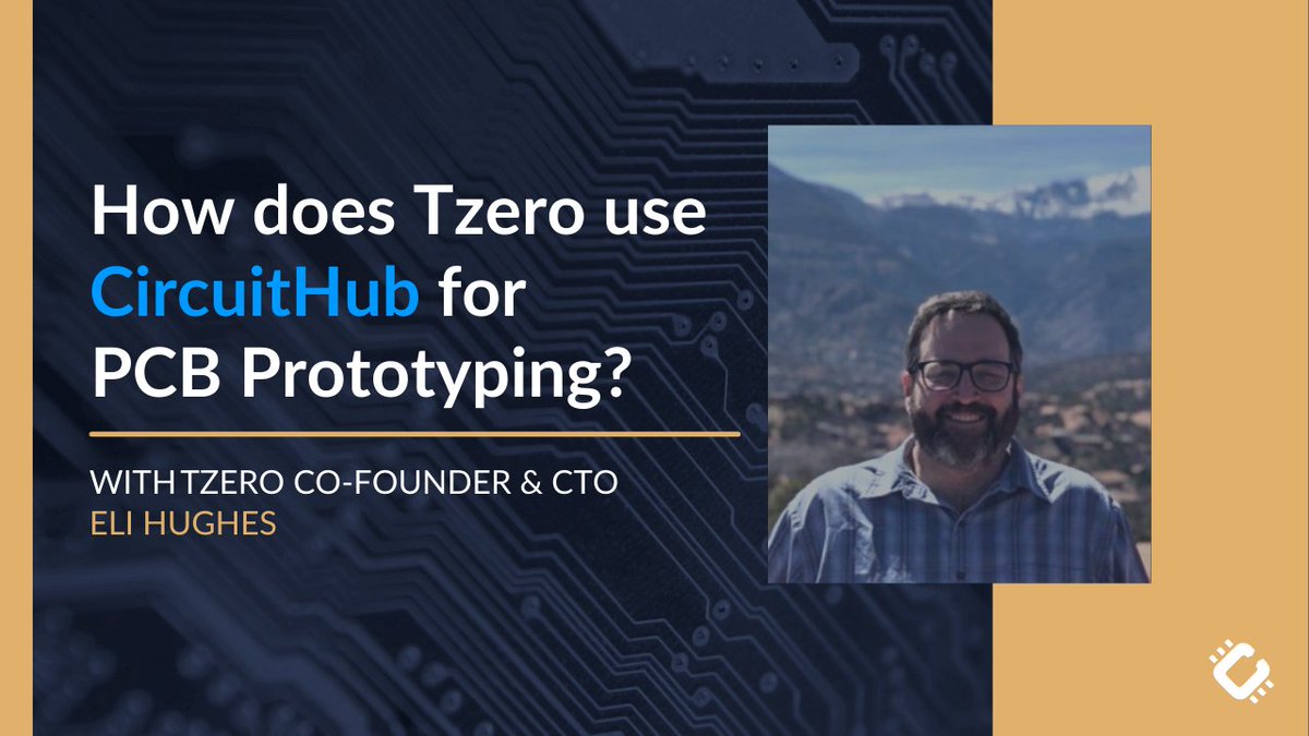 CircuitHub's tweet image. Could your company benefit by switching to a digital, on-demand manufacturing service?
@TZeroLabs co-founder and CTO, Eli Hughes (@emh203), discusses how the CircuitHub platform helps them accelerate their prototyping cycle: bit.ly/3qkfQJC