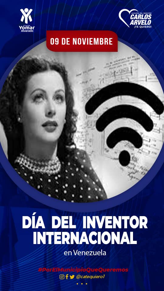 catequiero1's tweet photo. #Efemeride #SabiasQue Cada 9 de noviembre se celebra en el mundo el Día del Inventor Internacional, una fecha que se eligió en honor a la actriz, ingeniera e inventora austriaca Hedy Lamarr. https://t.co/n7LhDCIstj