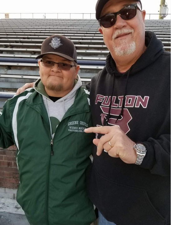 PDStout's tweet photo. The Falcons are looking forward to traveling to Greenville this Friday, to play in the second round of the playoffs!! We hope to see our friend BVD!!! https://t.co/mGvCqWCWgc