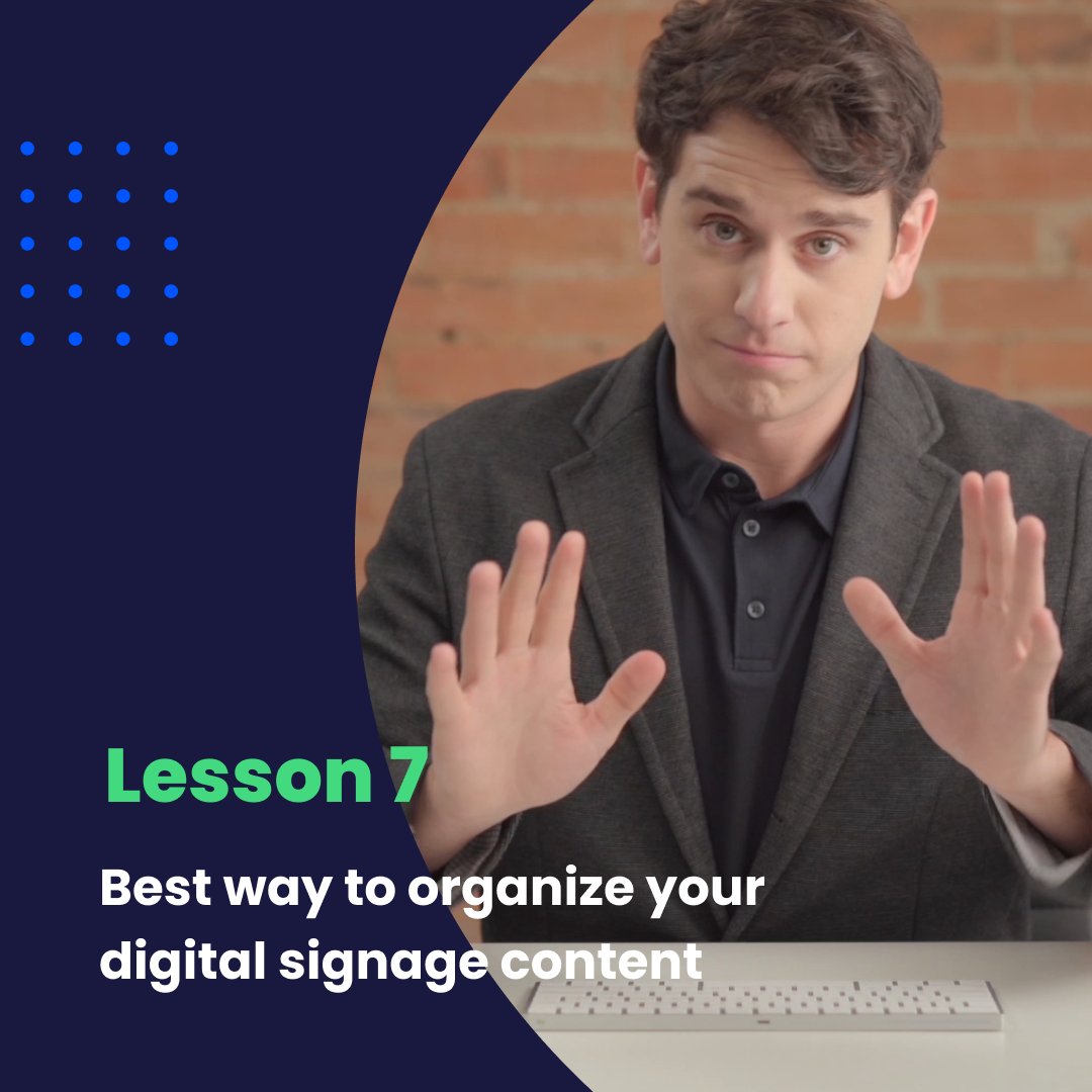 Screenfluence's tweet photo. Study time! Let's take a look at Lesson 7 at Screenfluence Academy!

In Lesson 7, we walk you through the process of sharing content from social media onto your Screenfluence digital signage.

Check it out:
https://t.co/3b5uWKFcbr https://t.co/9Ft2eEKVbD