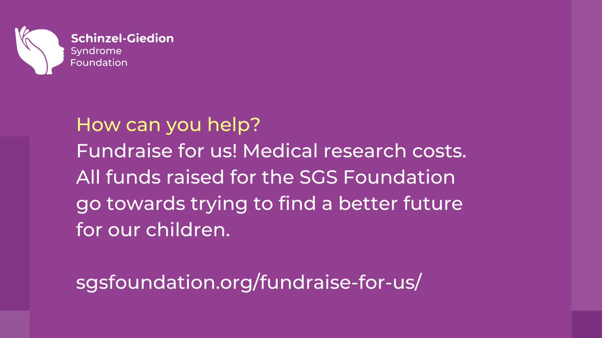RARE Revolution Magazine (@rarerevolutionm) on Twitter photo SGS is an ultra rare disease and more research is needed into how the SETBP1 gene mutation affects brain development.
The <a href="/foundation_sgs/">Schinzel-Giedion Syndrome Foundation</a> is seeking to establish a number of important research projects.
#SGS
#RareDisease
#TuesdayTakeover SGS is an ultra rare disease and more research is needed into how the SETBP1 gene mutation affects brain development.
The <a href="/foundation_sgs/">Schinzel-Giedion Syndrome Foundation</a> is seeking to establish a number of important research projects.
#SGS
#RareDisease
#TuesdayTakeover