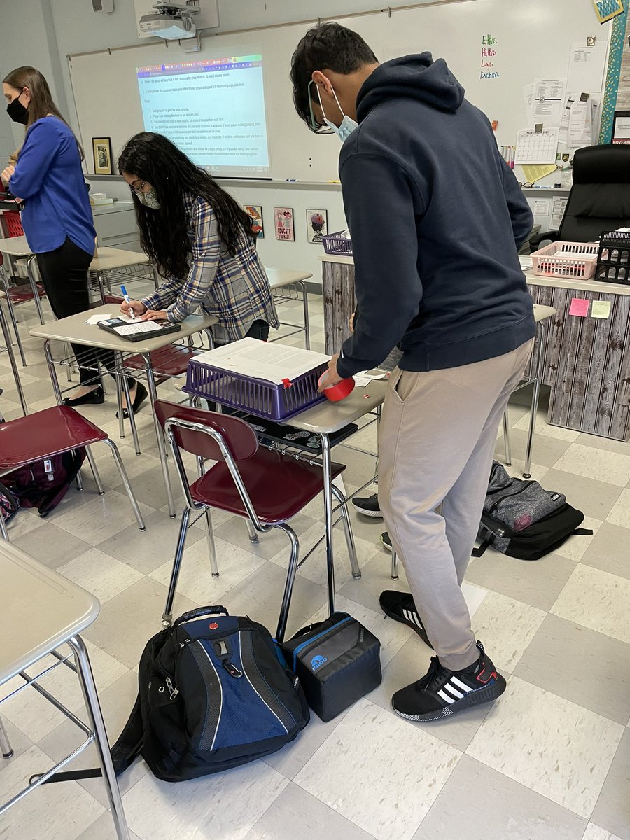 parklandtrojans's tweet photo. Mrs. Inserra’s AP Lang class is introduced to rhetorical choices by building a House of Cards. S use SOAPSTone elements to determine buyer (audience), type of house (subject), when &amp; where house is built (occasion), and aesthetics (tone). #APLand #ParklandPride #engagement #psdpd https://t.co/P8lVvgRJvg
