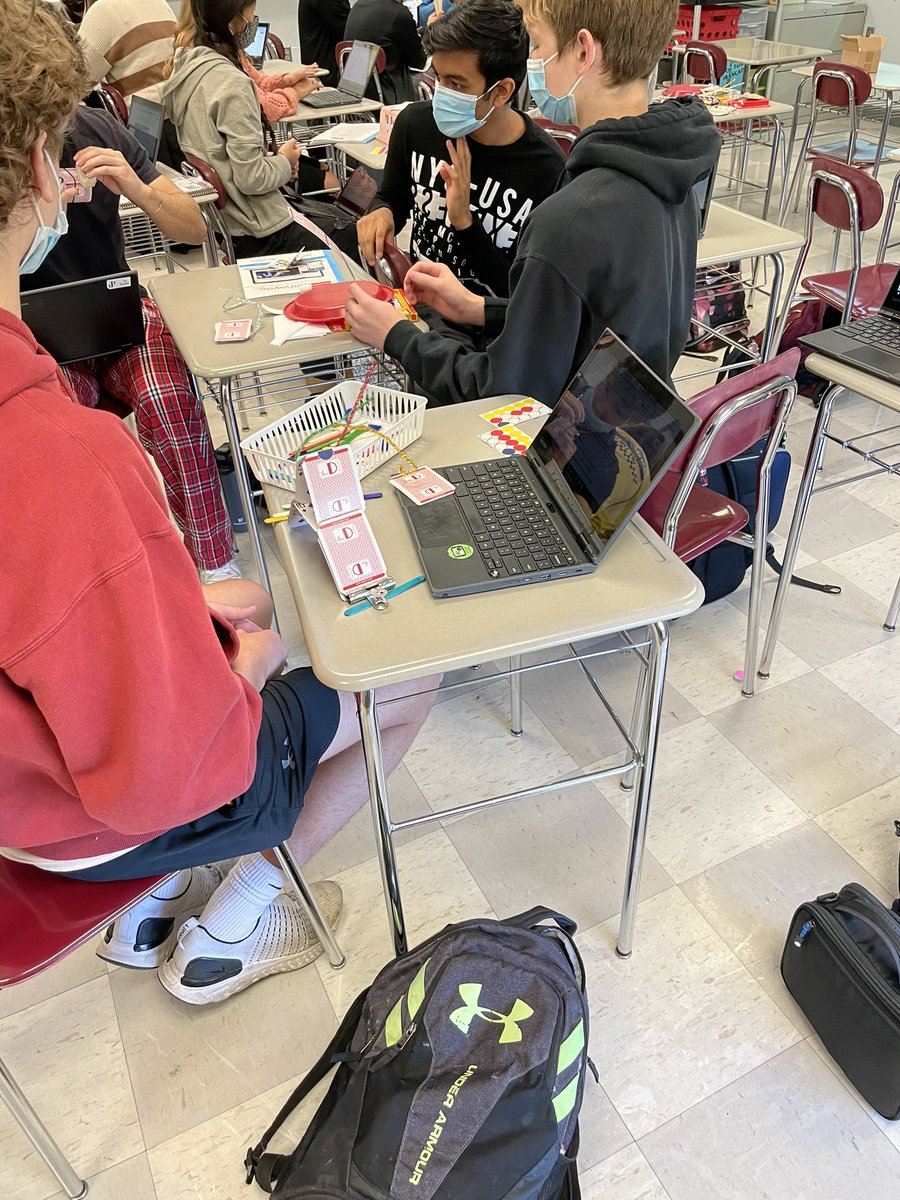 parklandtrojans's tweet photo. Mrs. Inserra’s AP Lang class is introduced to rhetorical choices by building a House of Cards. S use SOAPSTone elements to determine buyer (audience), type of house (subject), when &amp; where house is built (occasion), and aesthetics (tone). #APLand #ParklandPride #engagement #psdpd https://t.co/P8lVvgRJvg