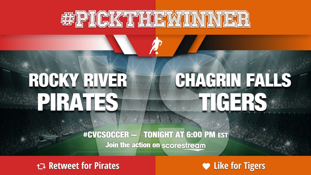 CVC_Athletics's tweet photo. #PickTheWinner #CVCSoccer @ScoreStream @ChagrinAD @cf_girlssoccer @rrhspirates @RRHS_Soccer https://t.co/K4ZASMRGCS