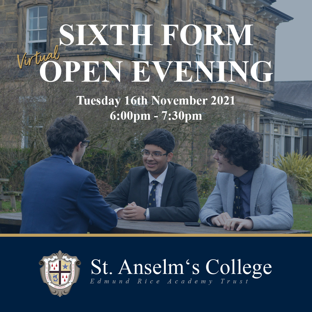 Our Sixth Form 'Virtual' Open Evening for our current Year 11 students will be taking place on 🗓️ Tuesday 16th November 2021 from 6pm - 7:30pm. 

We will be hosting an on-site open evening for external applicants in March 2022.