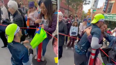 PIX11 News (@pix11news) on Twitter photo A #NYCMarathon moment went viral after one of the runners proposed in the middle of the race. <a href="/HSanchezTV/">Hazel Sanchez</a> and <a href="/JohnMullerTV/">John Muller</a> had the chance to chat with the newly engaged couple about how it went down and more on their relationship. CONGRATS!
pix11.com/news/local-new… A #NYCMarathon moment went viral after one of the runners proposed in the middle of the race. <a href="/HSanchezTV/">Hazel Sanchez</a> and <a href="/JohnMullerTV/">John Muller</a> had the chance to chat with the newly engaged couple about how it went down and more on their relationship. CONGRATS!
pix11.com/news/local-new…