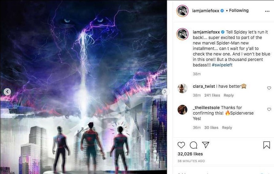 Let's be honest, the whole Spiderverse thing got leaked by Jaimie Foxx over a year ago. This should have been taken as near absolute confirmation.