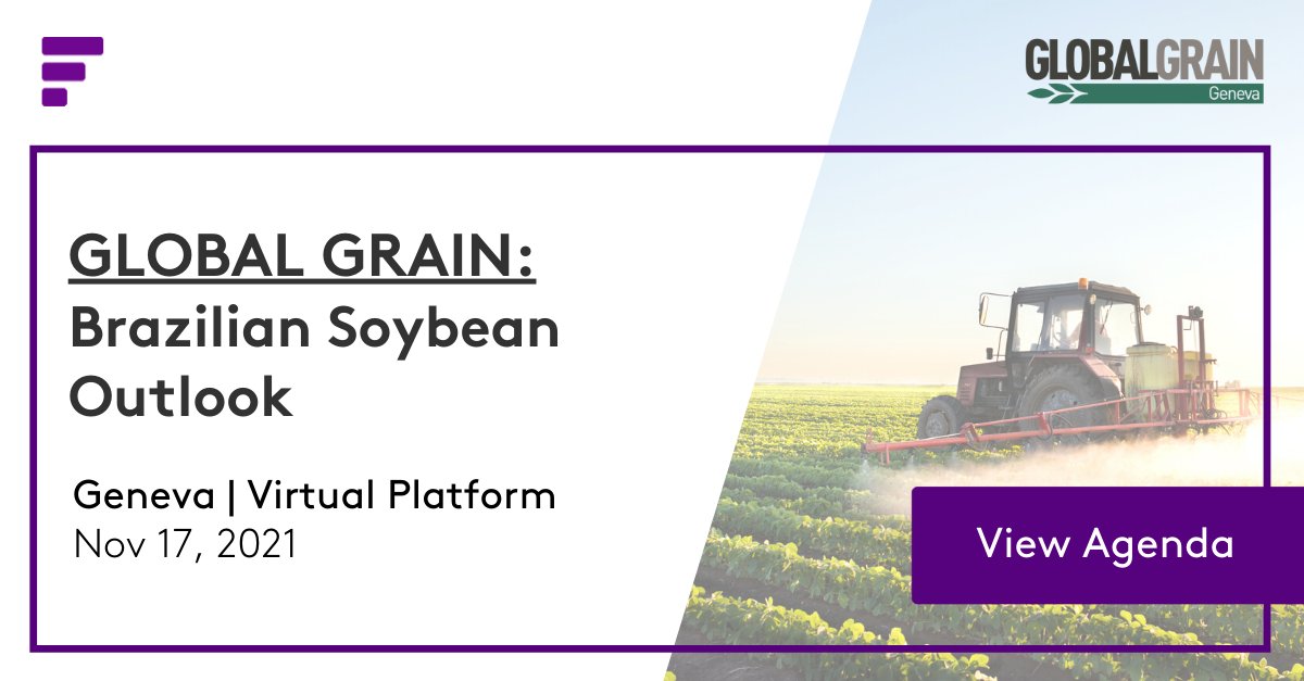 It's been an unpredictable year for the #soybean and #corn markets. From battling extreme weather to experiencing a promising start to the planting season, what are the Brazilian soybean and corn prospects for 2022? Find out at #GlobalGrain fmrkts.com/3nZk3zt
#FastmarketsGGG