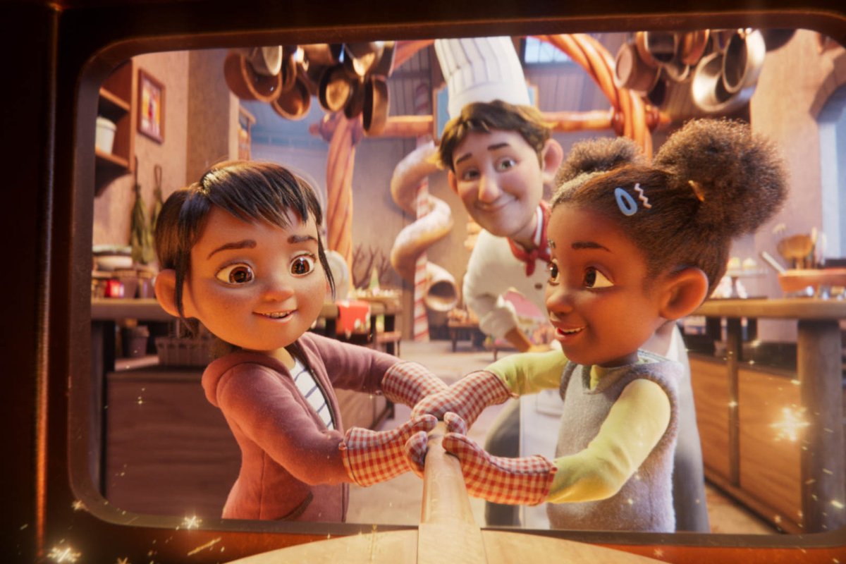 ChickfilANews's tweet photo. Chick-fil-A's third annual holiday film inspires viewers to find joy in life's imperfect moments. Watch Sam go on an adventure with her friend CeCe to The Whoopsery and turn the unexpected into something wonderful here: https://t.co/3VBvhc4gwD. https://t.co/9Z1Ygtlu8x
