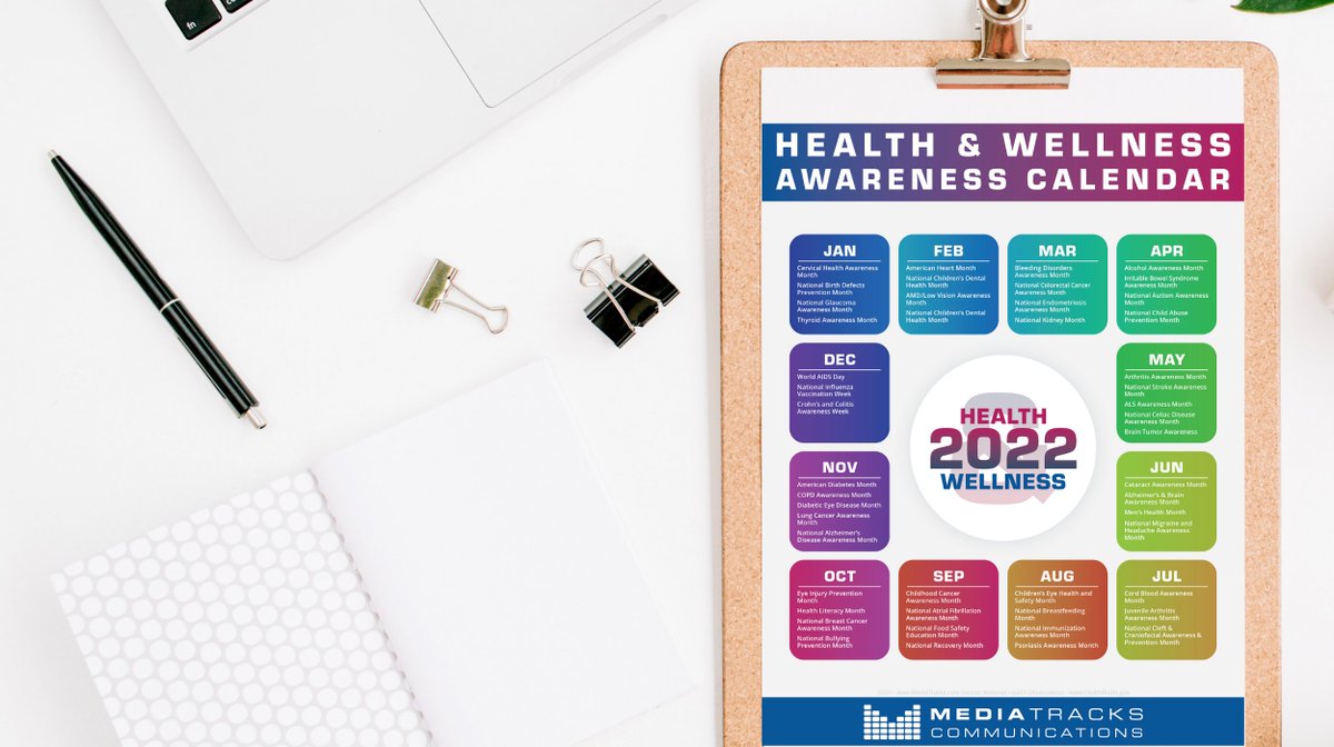 Our 6th Annual Health &amp; Wellness Awareness Calendar is HERE! Check it out and download your free PDF to start thinking Q1.
buff.ly/3ji9WUY