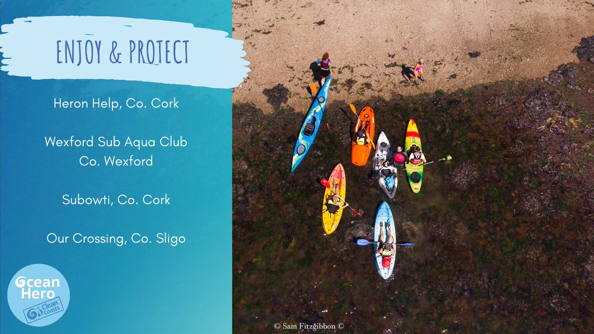 CleanCoasts's tweet photo. Thank you for sending in your nominations for our 2021 #OceanHero Awards. All our groups put in a huge effort to protect the coastline but there were few stand outs that deserve to be recognised. Here is shortlist 2 for our Ocean Heroes 2021 #CleanCoasts #MarineLitter #Ireland https://t.co/EdUZORDEUk