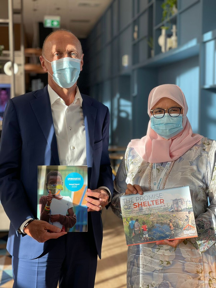 Hat's off to <a href="/ArcadisGlobal/">Arcadis</a> for the long-lasting partnership &amp; support especially in the Shelter Program.
Met with CEO Peter Oosterveer &amp; discussed: maximizing impact through private sector collaboration, &amp; introduction of impact measuring mechanisms for the Shelter Program.