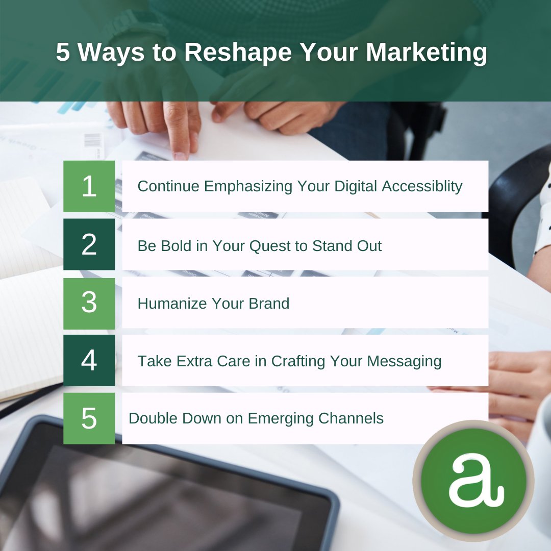 So much has changed since the pandemic started. These five areas of focus will help marketers engage with customers and employees as we embrace the new normal: bit.ly/3o9DbuT