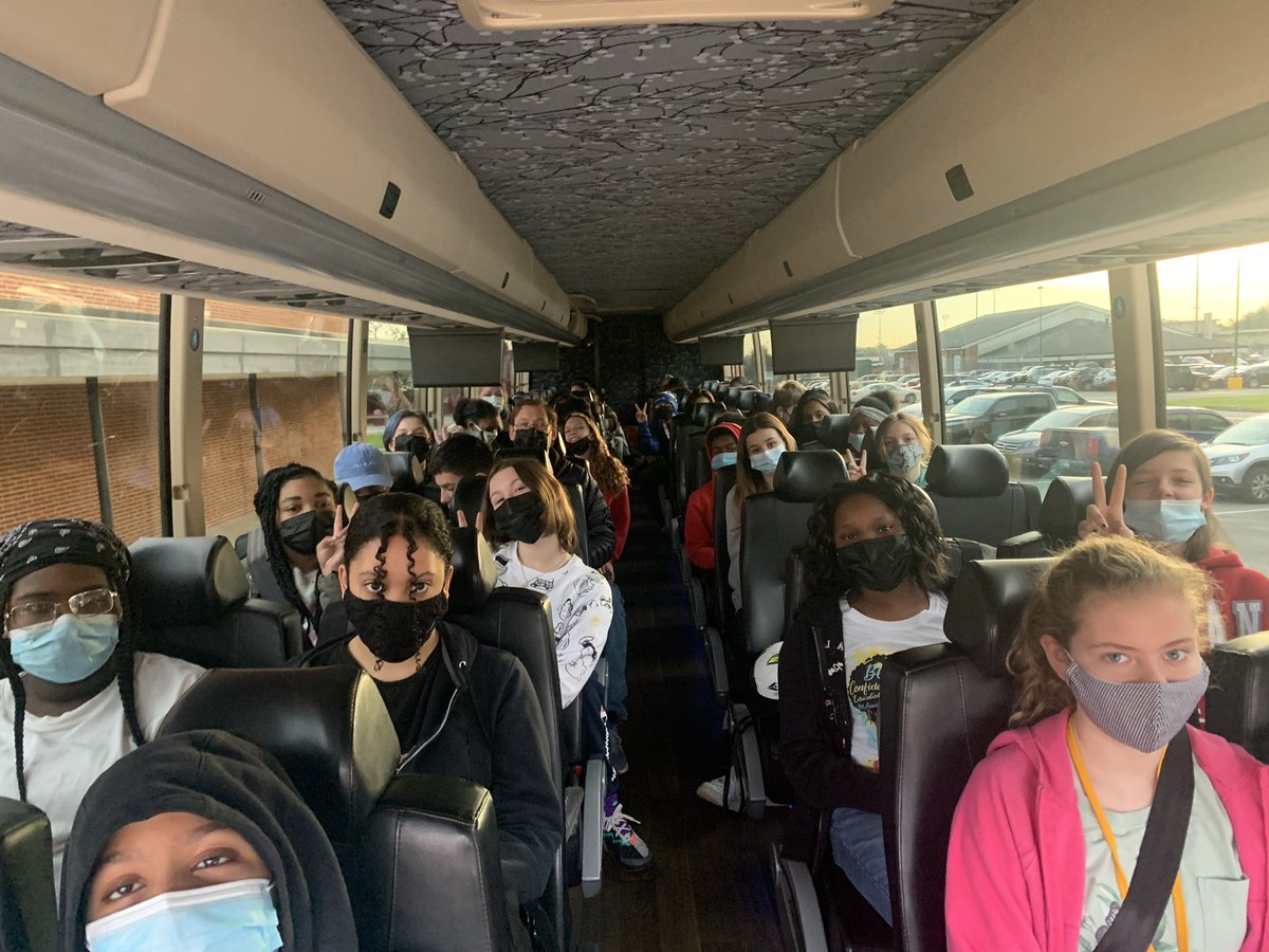 NorthviewAVID's tweet photo. Aaaaand… we’re off! Northview AVID has departed for our first college campus visit in 2 years. Indiana State University, here we come! @indianastate #MoreToBlue #VisitState https://t.co/MfWjvtvE4V