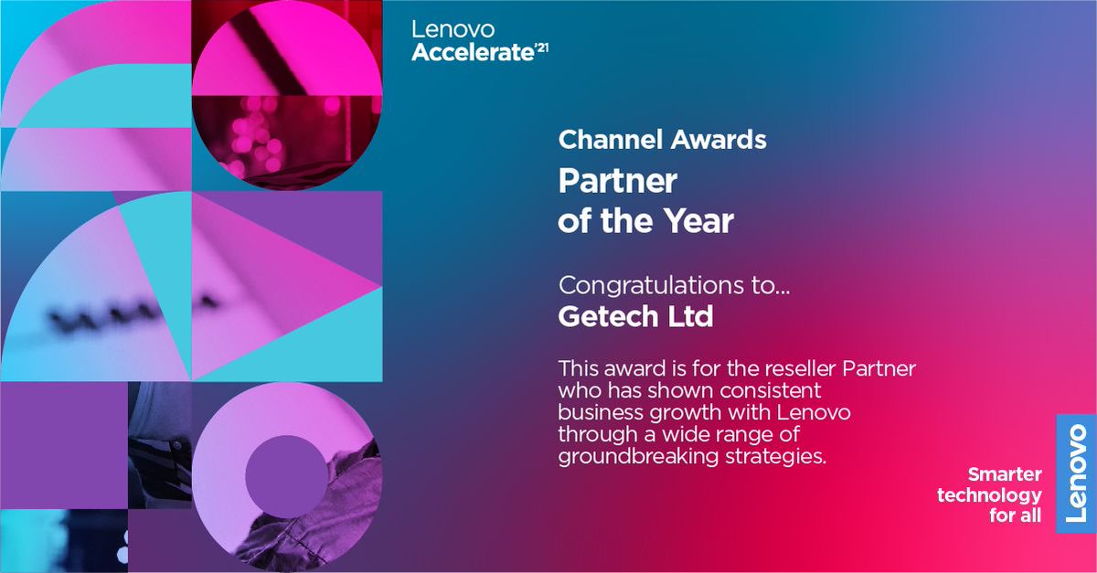 Getech_HE's tweet photo. Have you heard? We're thrilled that #Getech has been named Partner of the Year at @Lenovo's Accelerate'21 Awards! 🎉

#PartnerOfTheYear

Talk to our #Lenovo experts today: 01473 240470 | educ@getech.co.uk https://t.co/IcrHztMyYw