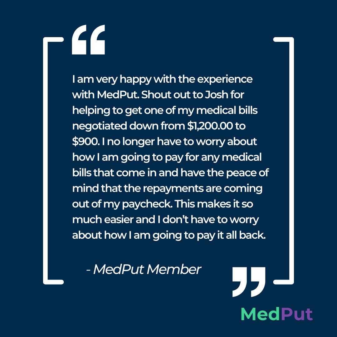 myMedPut's tweet photo. MedPut eliminates employees' financial stress by paying for their out-of-pocket bills up front and allowing them to repay over time through 0% APR payroll deductions. 

Offer your employees a powerful benefit that eliminates financial stress &amp; helps them save money. https://t.co/ym0xfHuNkB