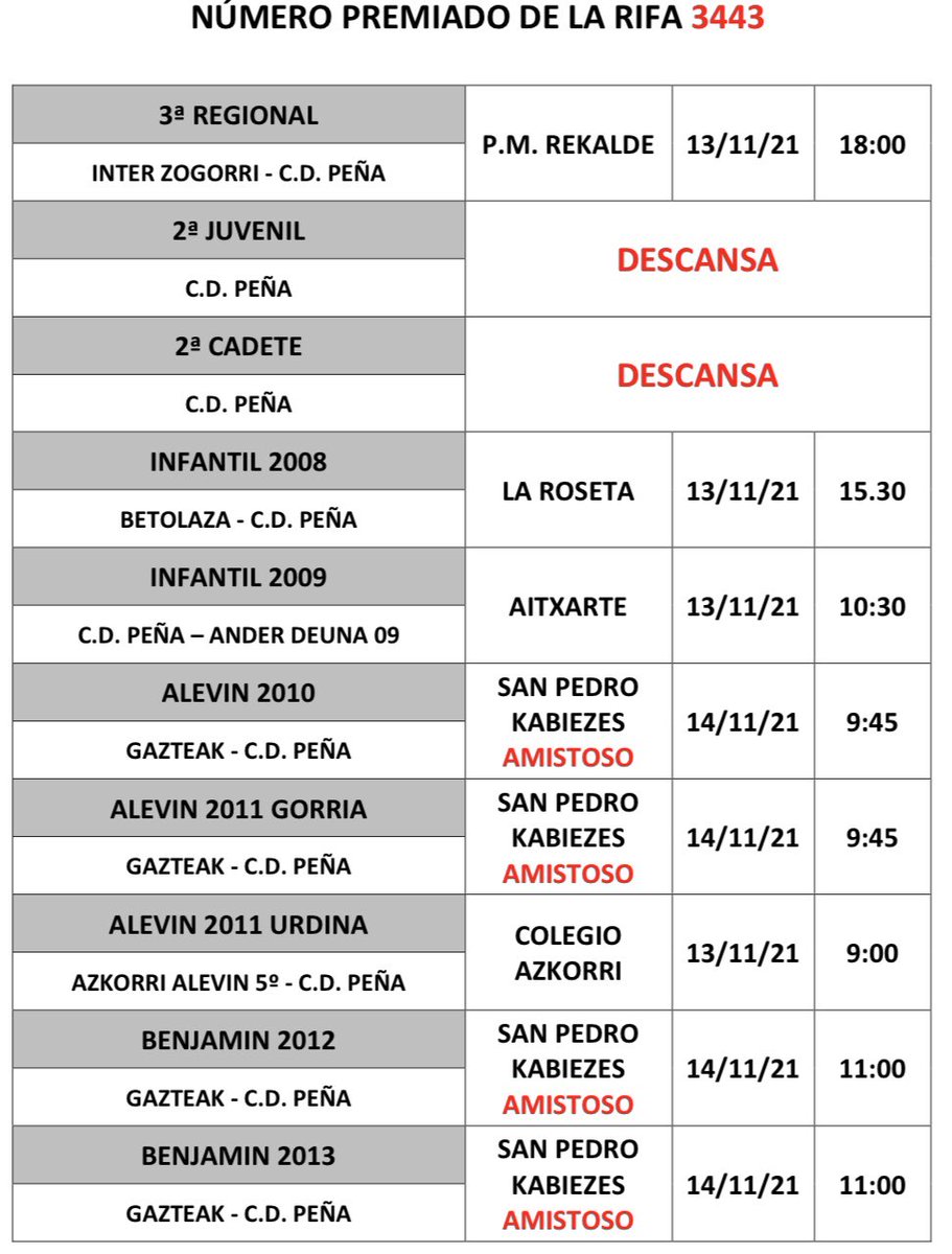 Club Deportivo Peña tweet media