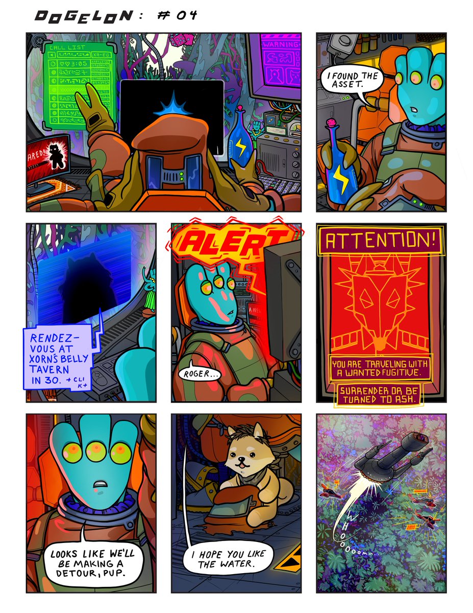 The story of Dogelon Mars is only done justice in action packed full color! The ongoing comic series about my life of adventure is available for auction in unique one of a kind chapters.

On some planets I'm even more popular than Batman.

opensea.io/assets/0xea970…